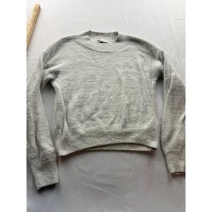 SO Sweater Womens‎ Medium Gray Knit Long Sleeve Crew Neck Pullover Casual
